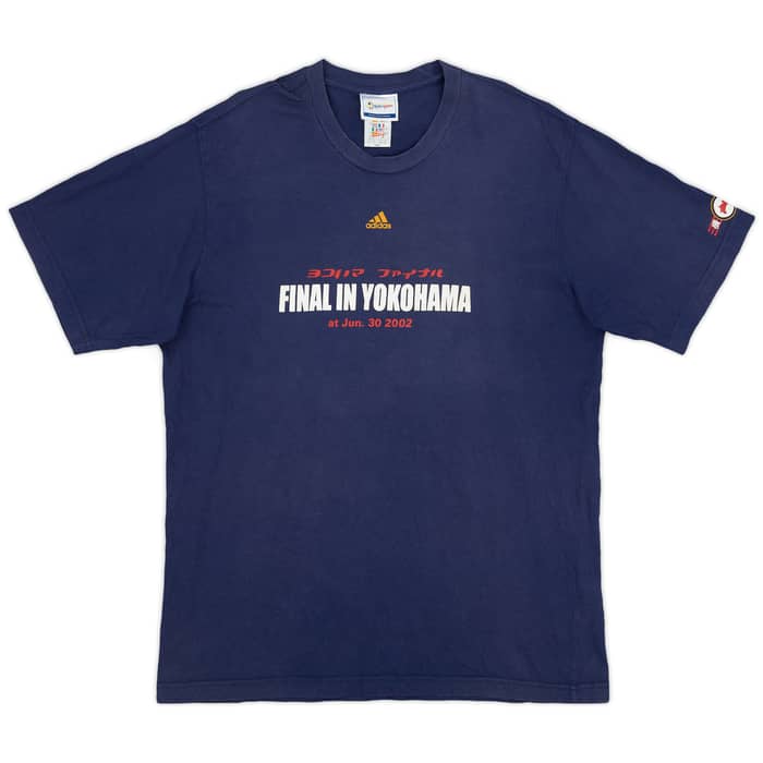 2002 Japan adidas 'Final in Yokohama' Cotton Tee - 8/10 - (XL)