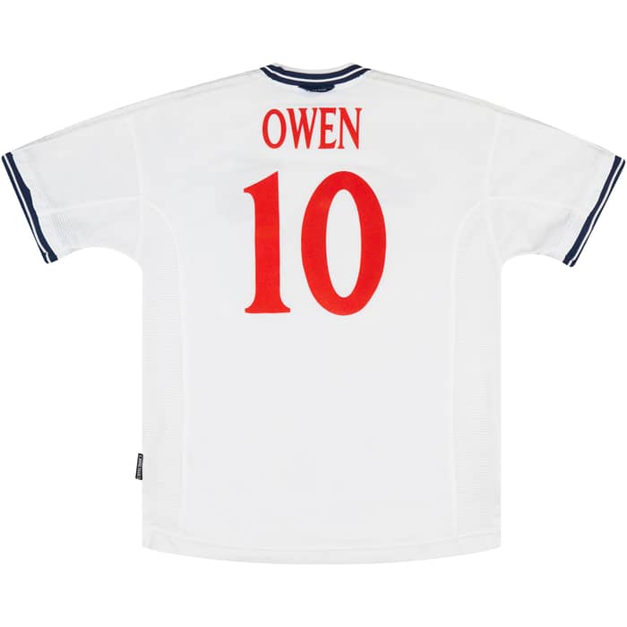 1999-00 England Home Shirt Owen #10 - 8/10 - (L)