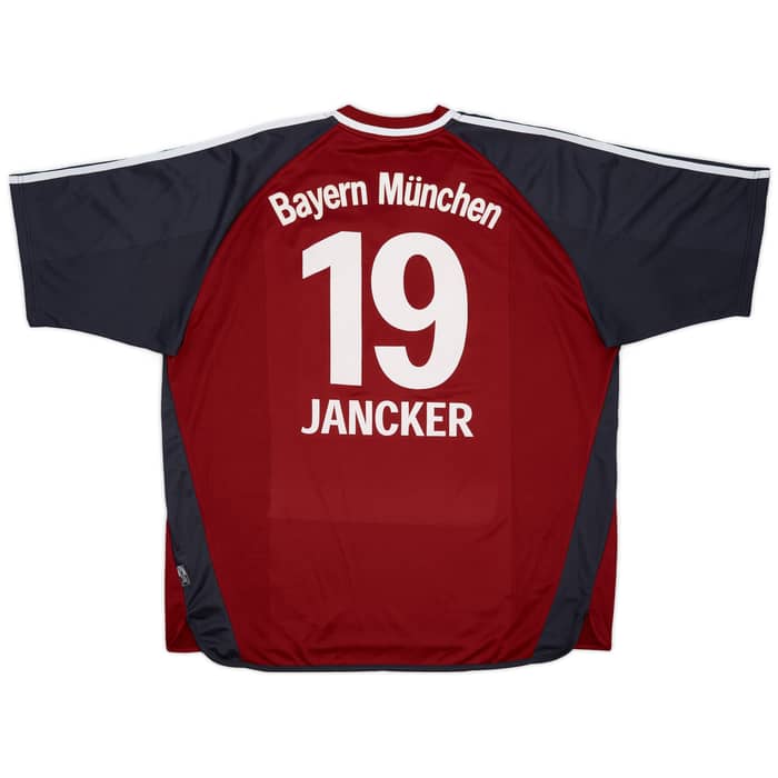 2001-02 Bayern Munich Home Shirt Jancker #19 - 9/10 - (XXL)