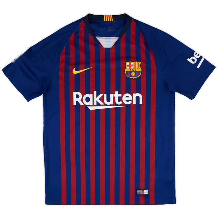 2018-19 Barcelona Home Shirt Messi #10 - 8/10 - (M)
