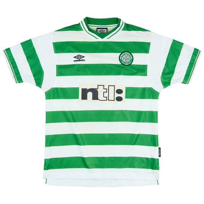 1999-01 Celtic Home Shirt Lennon #18 - 5/10 - (L)