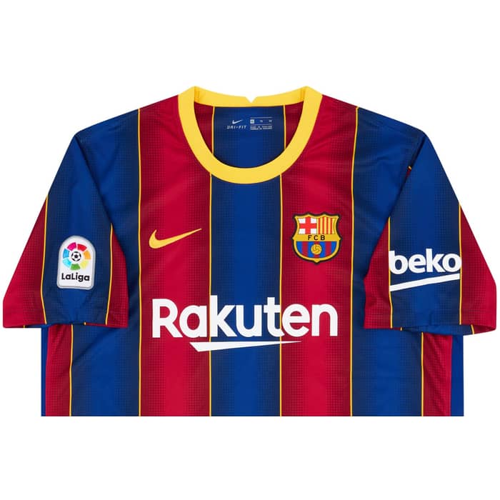 2020-21 Barcelona Home Shirt Messi #10