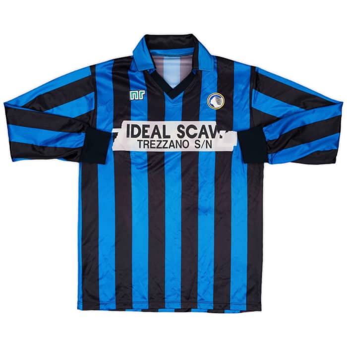1990-91 Atalanta Match Issue Home L/S Shirt #6