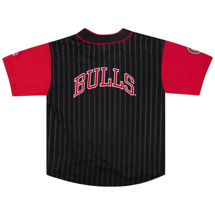 1990s Chicago Bulls Starter Baseball Jersey XL