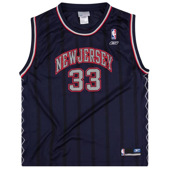 2003-04 New Jersey Nets Mourning #33 Reebok Jersey (Away) Y