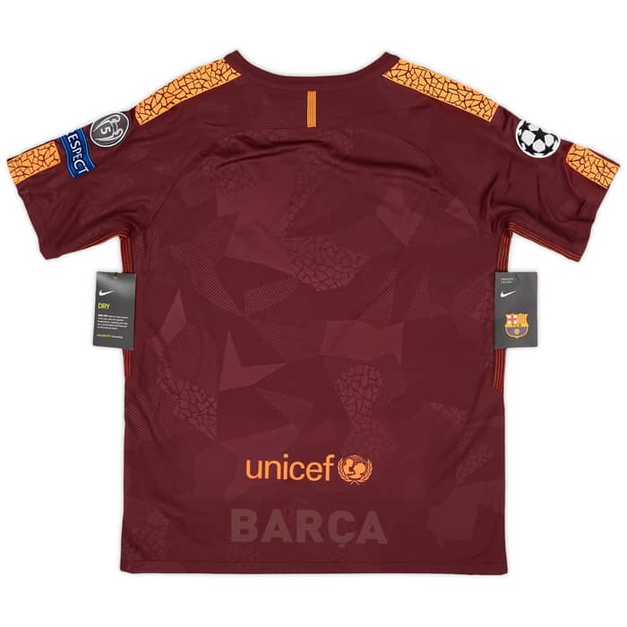 2017-18 Barcelona Third Shirt (XL.Boys)