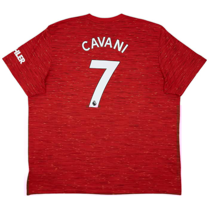 2020-21 Manchester United Home Shirt Cavani #7 - 9/10 - (3XL)