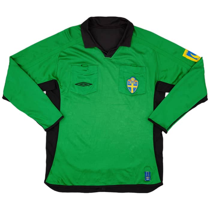 2000s Sweden Umbro Referee Reversible L/S Shirt - 8/10 - (L)