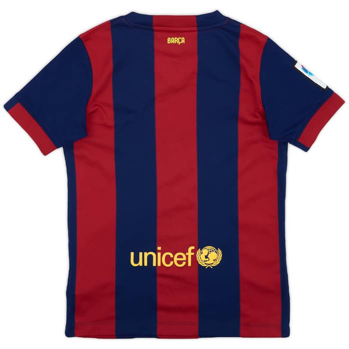 2014-15 Barcelona Home Shirt - 9/10 - (S.Boys)