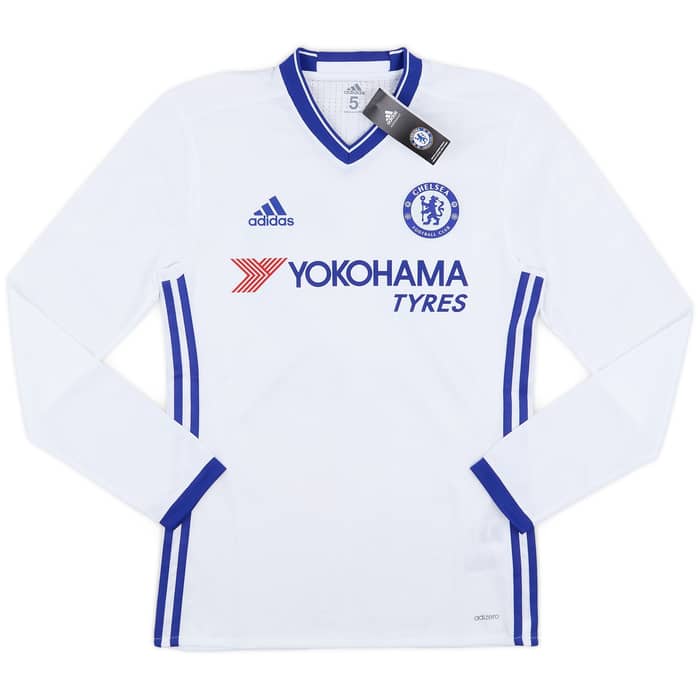 2016-17 Chelsea Player Issue Third L/S Shirt Willian #22 (S/M)