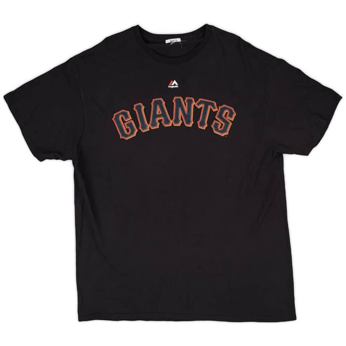 2014 San Francisco Giants Crawford #35 Majestic Tee - 8/10 - (L)
