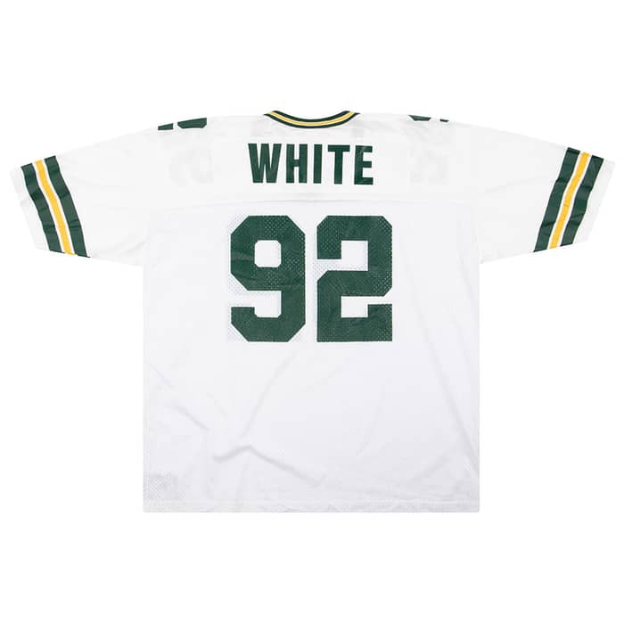 1997-98 Green Bay Packers White #92 Champion Jersey (Away) XXL