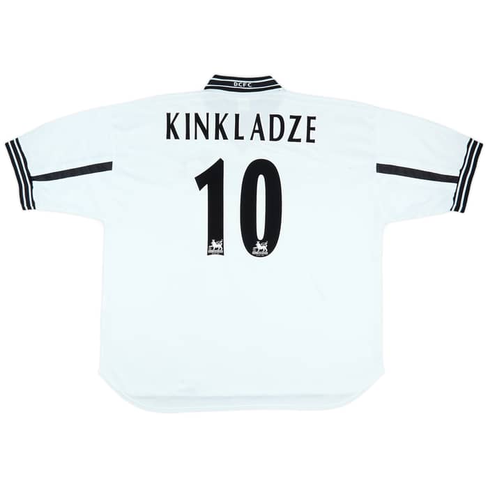 1999-01 Derby County Home Shirt Kinkladze #10 - 8/10 - (XXL)