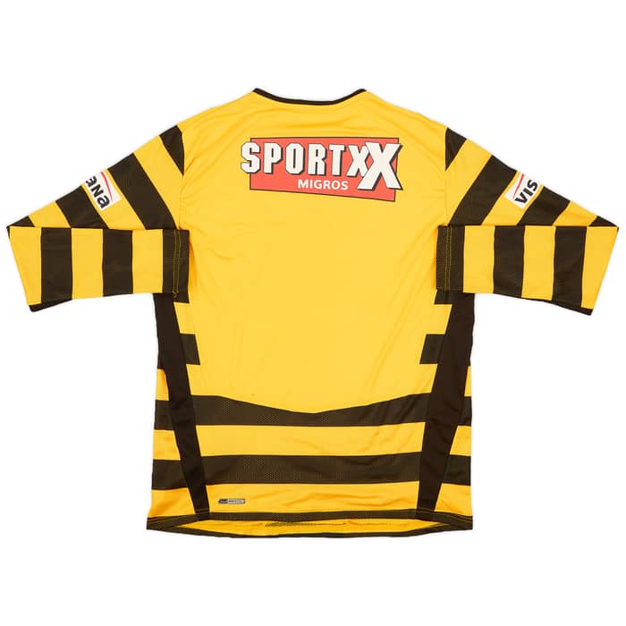 2009-10 Young Boys Player Issue Home L/S Shirt - 7/10 - (L)