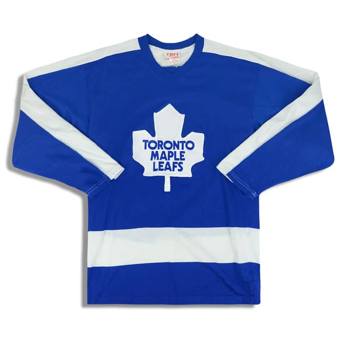 1979-83 Toronto Maple Leafs Sandow Sporting Knit Jersey (Away) S