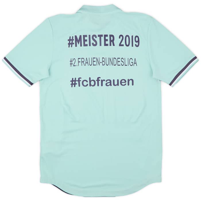 2018-19 Bayern Munich Player Issue 'Meister 2019' Away Shirt - 9/10 - (Women's S/M)