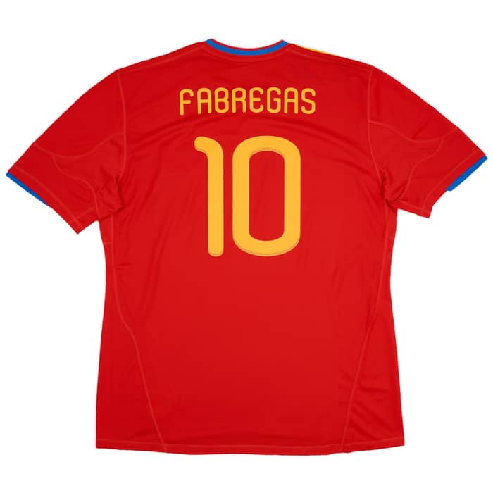 2009-10 Spain Home Shirt Fabregas #10 (XXL)
