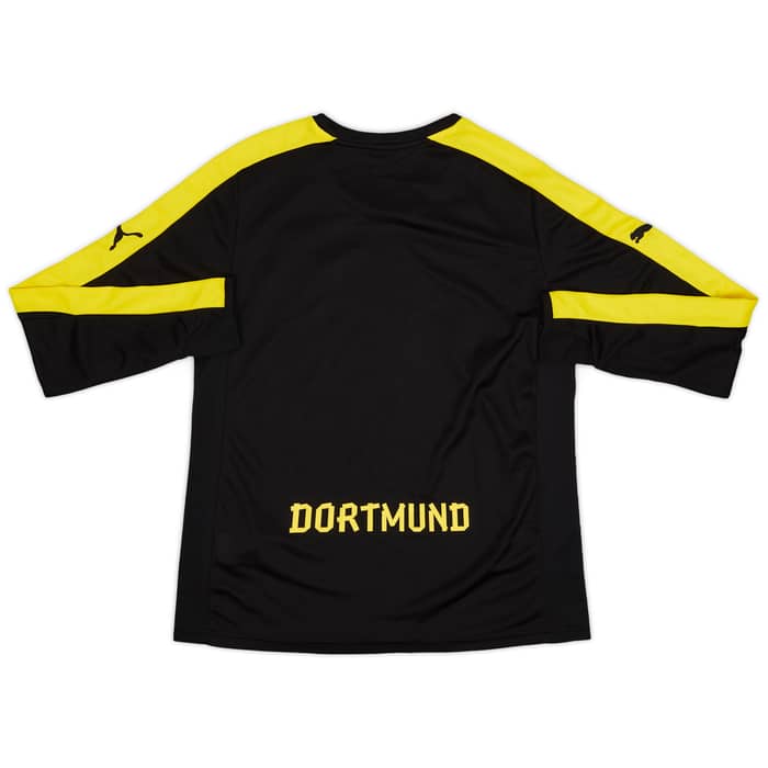 2013-14 Borussia Dortmund Away L/S Shirt - 7/10 - (XL.Boys)