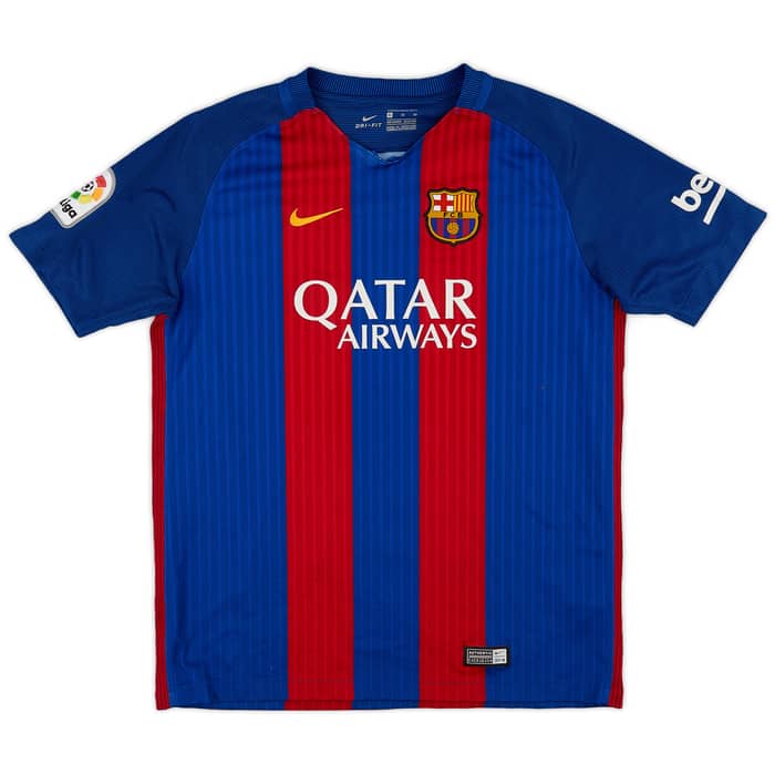 2016-17 Barcelona Home Shirt - 7/10 - (XL.Boys)
