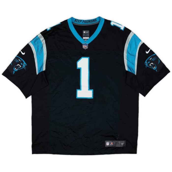 2017-19 Carolina Panthers Newton #1 Nike Limited Home Jersey - 6/10 - (XL)