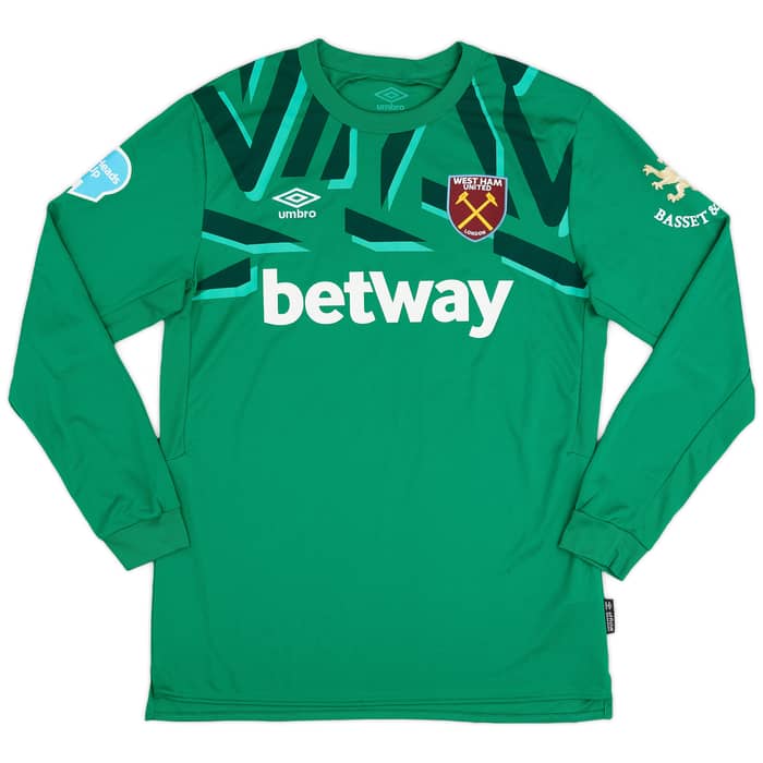 2019-20 West Ham Match Issue GK Shirt Randolph #35