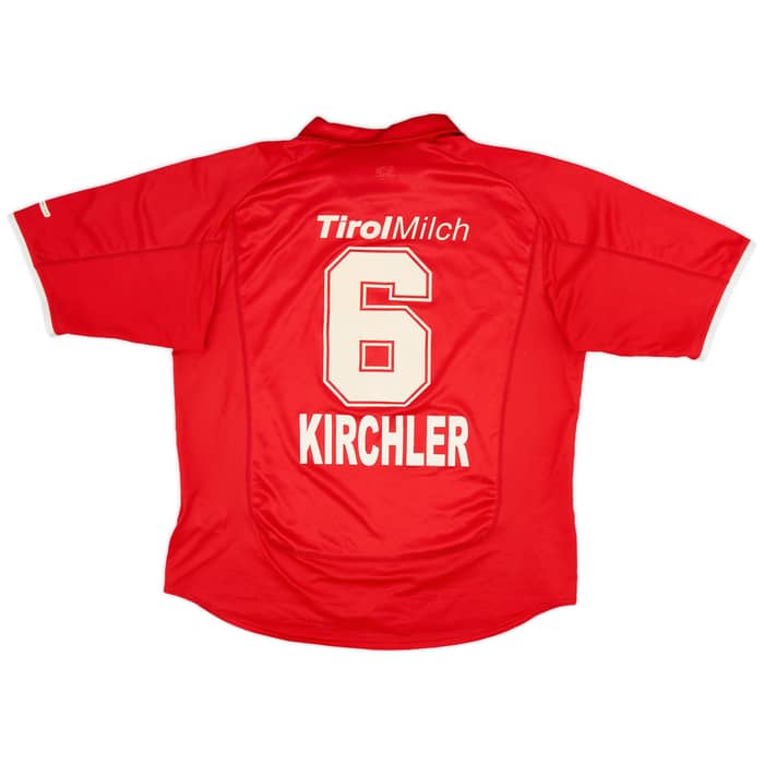 2001-02 Tirol Innsbruck Away Shirt Kirchler #6 - 7/10 - (L)