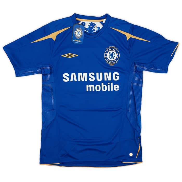 2005-06 Chelsea Centenary Home Shirt Drogba #15 (S)