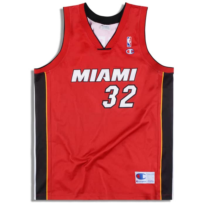 2004-07 Miami Heat O'Neal #32 Champion Jersey (Alternate) Y
