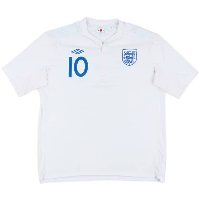 2010-11 England Home Shirt Rooney #10 - 6/10 - (XXL)