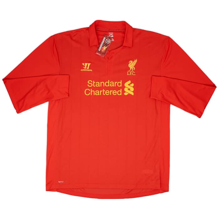 2012-13 Liverpool Home L/S Shirt Suarez #7 (3XL)