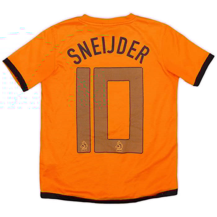 2012-13 Netherlands Home Shirt Sneijder #10 - 6/10 - (S.Boys)