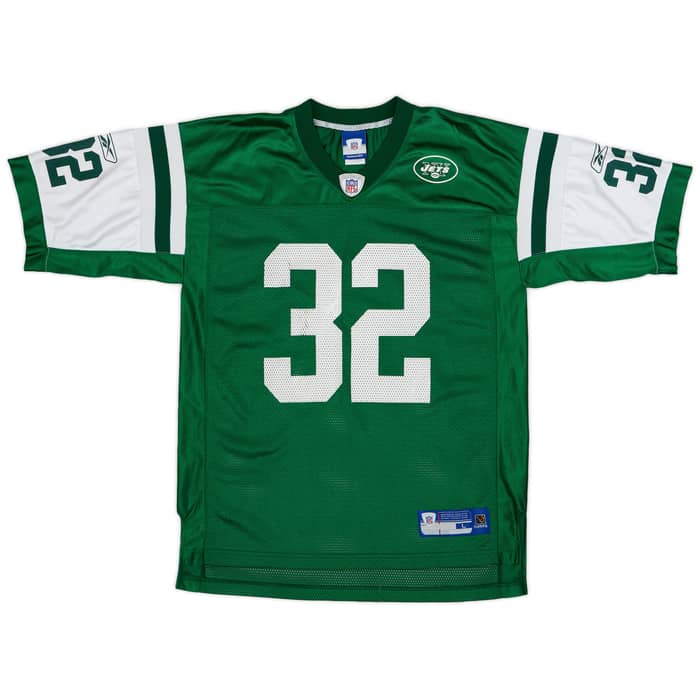 2006 New York Jets Barlow #32 Reebok On Field Home Jersey - 6/10 - (L)