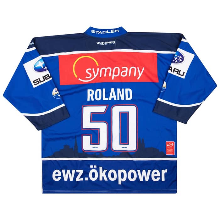 2013-14 ZSC Lions Roland #50 Ochsner Jersey (Home) XXL