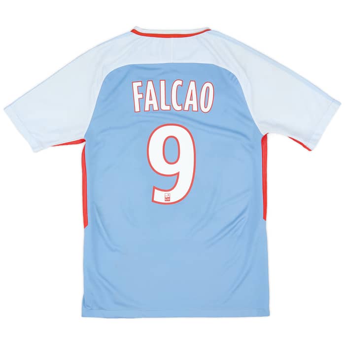 2017-18 Monaco Away Shirt Falcao #9 - 7/10 - (S)