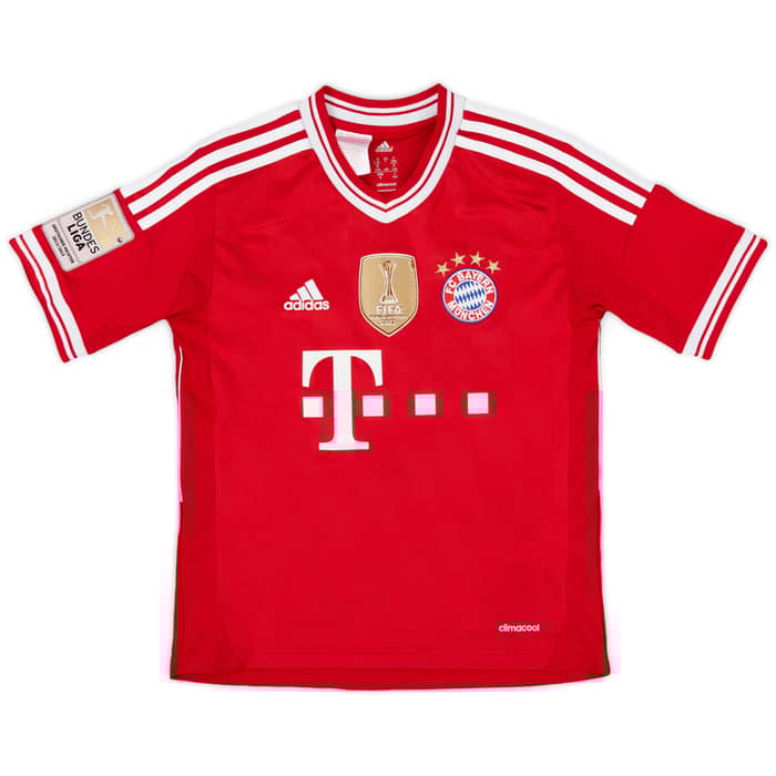 2013-14 Bayern Munich Home Shirt Muller #25 - 5/10 - (S.Boys)