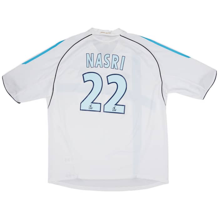 2005-06 Olympique Marseille Home Shirt Nasri #22 - 7/10 - (XXL)
