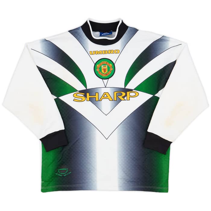 1996-97 Manchester United GK Shirt Schmeichel #1 - 7/10 - (M)