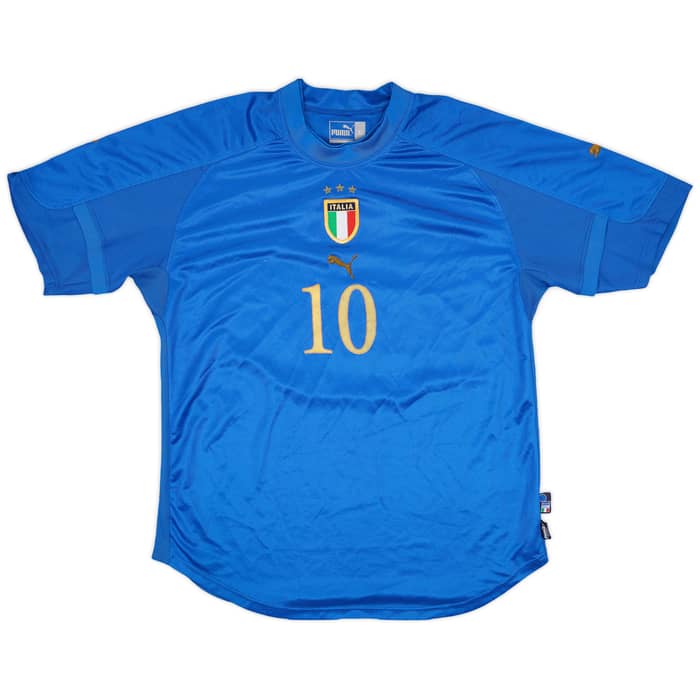 2004-06 Italy Home Shirt Totti #10 - 4/10 - (XL)