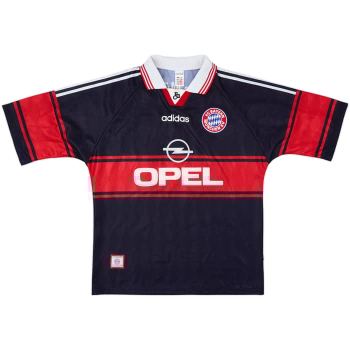 1997-99 Bayern Munich Home Shirt Frankel #18 - 8/10 - (L)