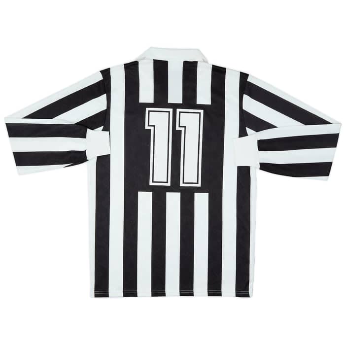 1989-90 Juventus Home L/S Shirt #11 - 6/10 - (L)