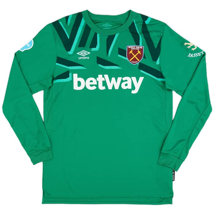 2019-20 West Ham Match Issue GK Shirt Martin #25