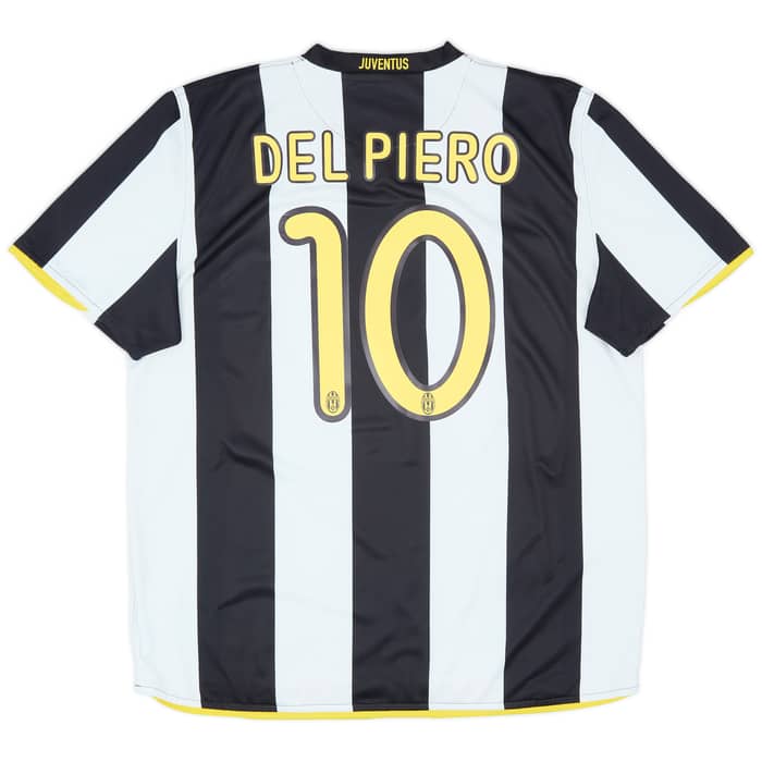 2008-09 Juventus Home Shirt Del Piero #10 - 6/10 - (XL)