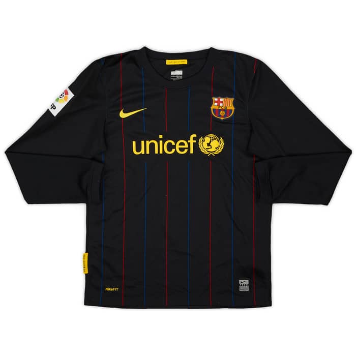 2009-10 Barcelona GK Shirt V.Valdes #1 - 6/10 - (L.Boys)