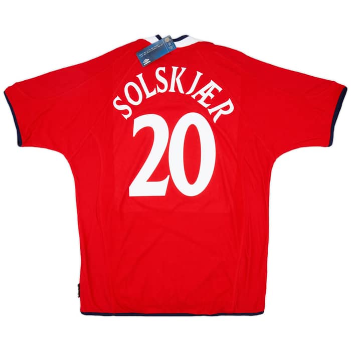 2000-02 Norway Home Shirt Solskjaer #20 (XL)