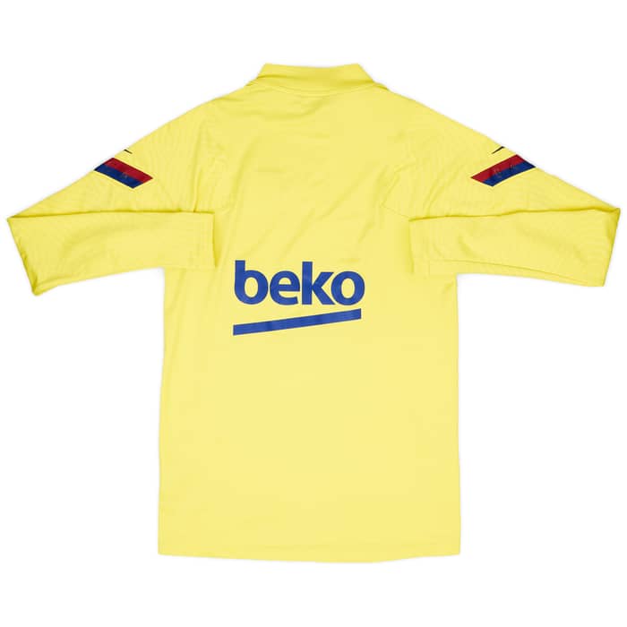 2020-21 Barcelona Nike 1/4 Zip Training Top - 8/10 - (S)
