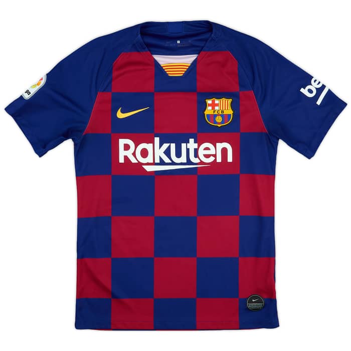 2019-20 Barcelona Home Shirt Messi #10 - 9/10 - (S)