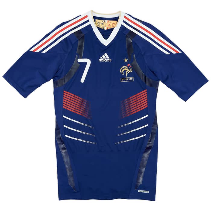 2009-10 France Player Issue Techfit Home Shirt Ribery #7 - 7/10 - (S)