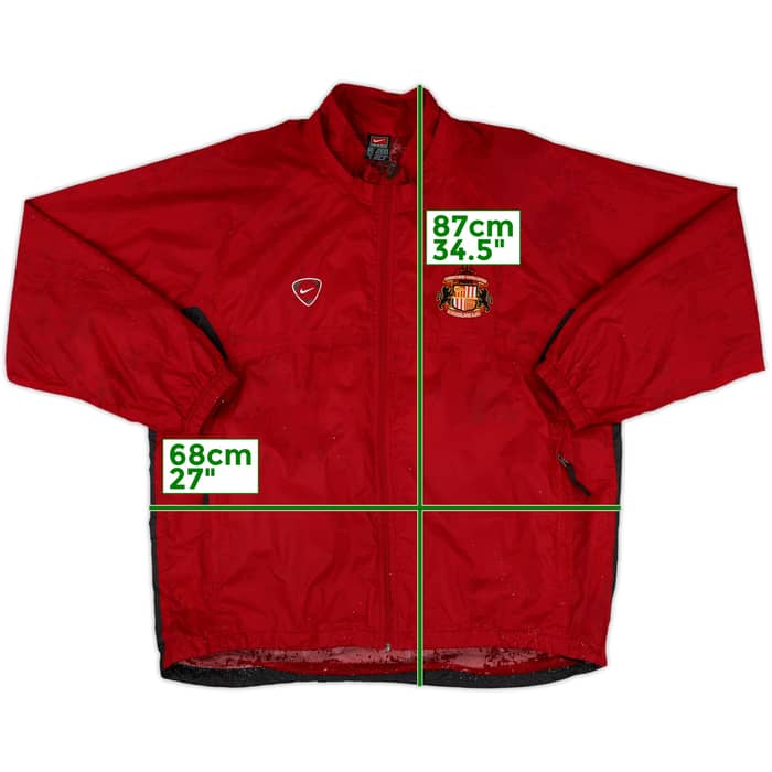 2000-01 Sunderland Nike Rain Jacket - 3/10 - (L)
