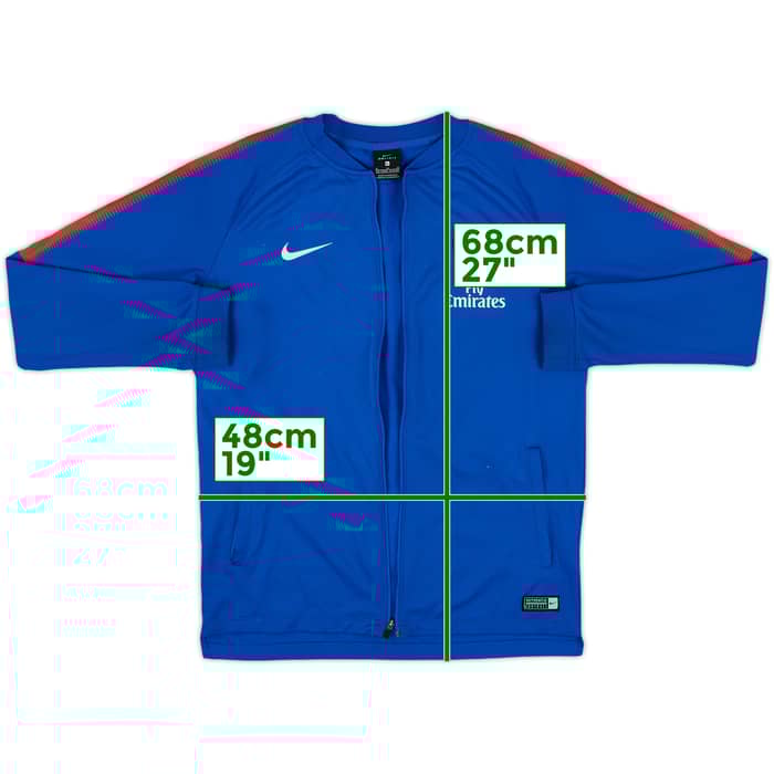 2018-19 Paris Saint-Germain Nike Track Jacket - 3/10 - (XL.Boys)