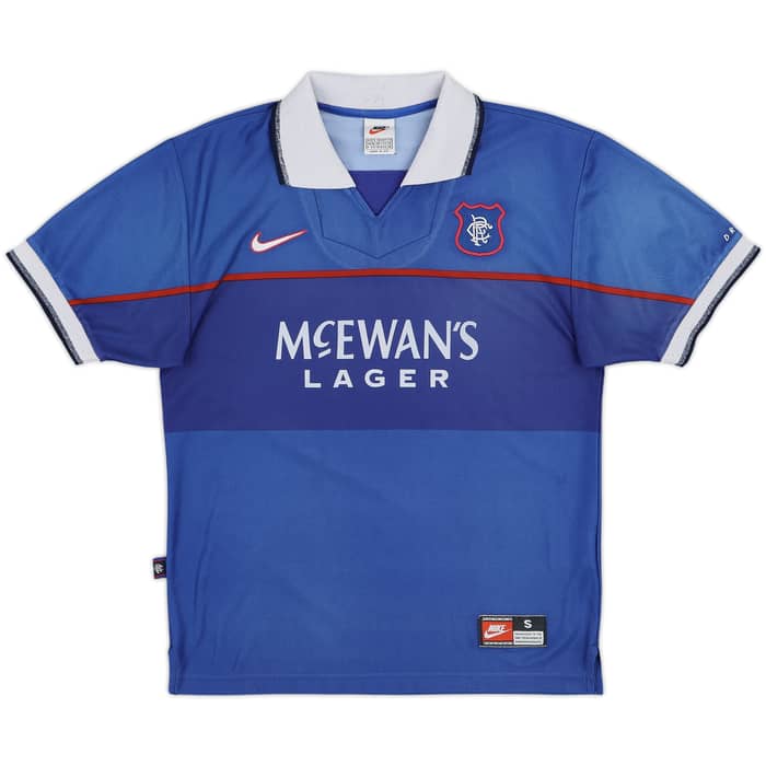 1997-99 Rangers Home Shirt Negri #9 - 6/10 - (S)